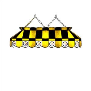 Pittsburgh Steelers stained glass 40” billiards light